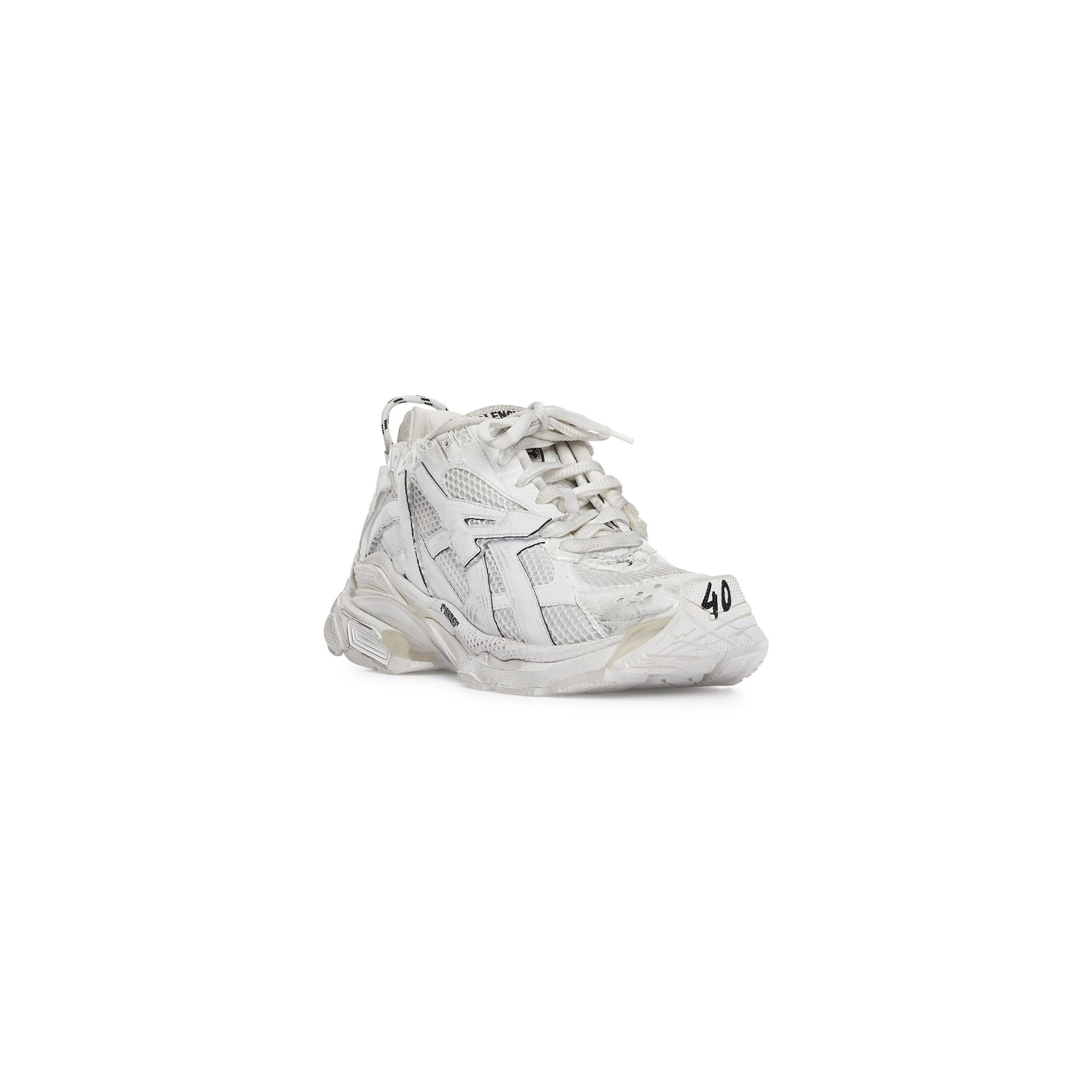 Giày Nữ Balenciaga Runner Trainers 'White' 