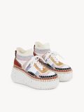  Giày Nữ Chloe Nama Wedge Sneaker 'Red Sand' 