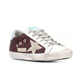  Giày Nữ Golden Goose Superstar 'Wine Glitter' 