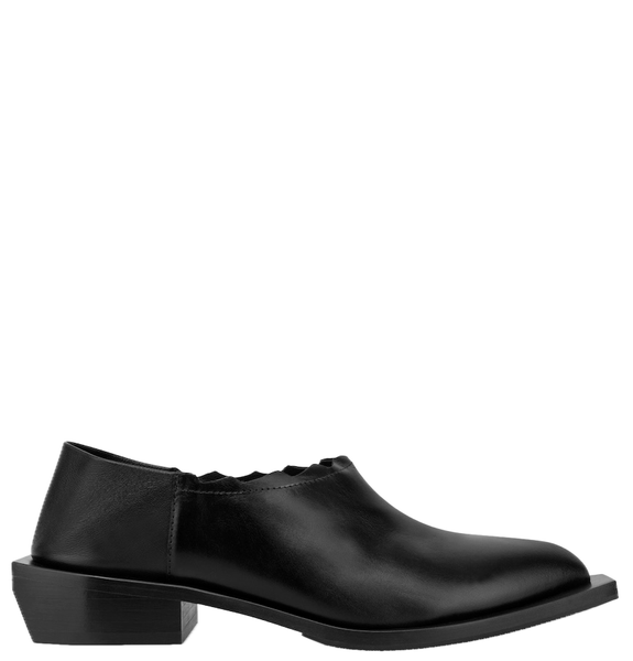 Giày Nữ Moschino Cuban Heel Shootie 'Black' 