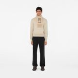  Khăn Burberry Check Label Cashmere Scarf 'Nutmeg' 
