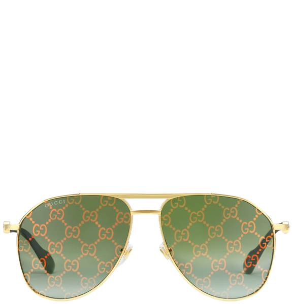  Kính Gucci Aviator Frame Sunglasses 'Gold' 