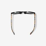  Kính Nữ Burberry Tubular Round Sunglasses​ 'Black' 