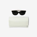  Kính Nữ Burberry Tubular Round Sunglasses​ 'Black' 