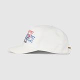  Mũ Gucci Baseball Hat Embroidery 'White' 