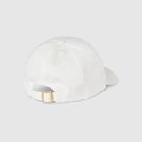  Mũ Gucci Baseball Hat Embroidery 'White' 