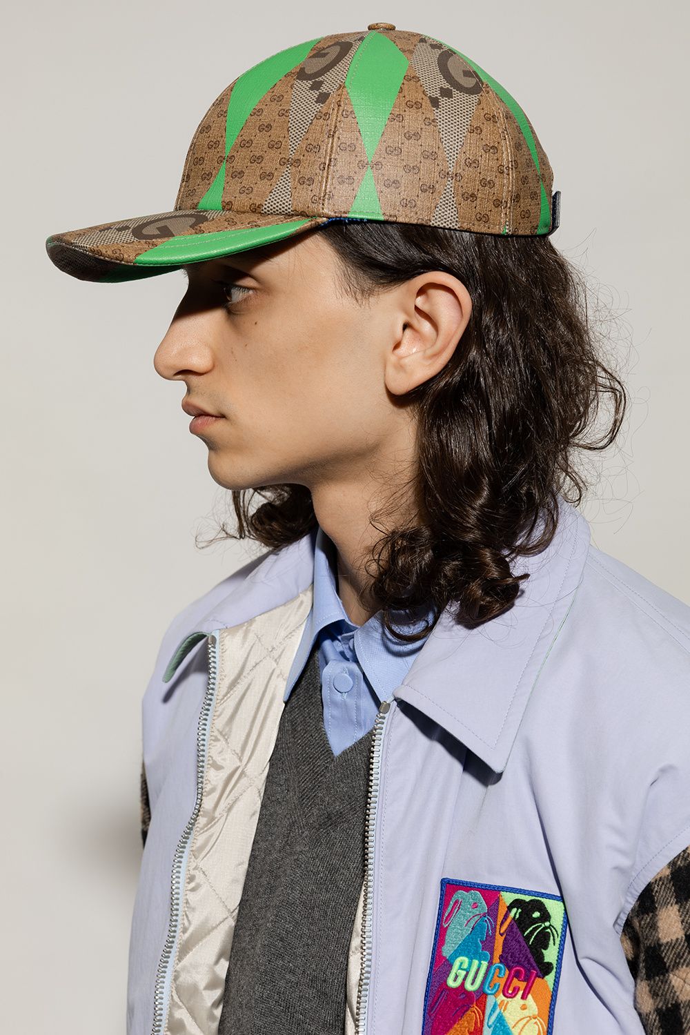  Mũ Gucci GG Supreme Baseball Hat 'Beige' 