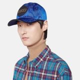  Mũ Gucci Off The Grid Baseball Hat 'Blue' 