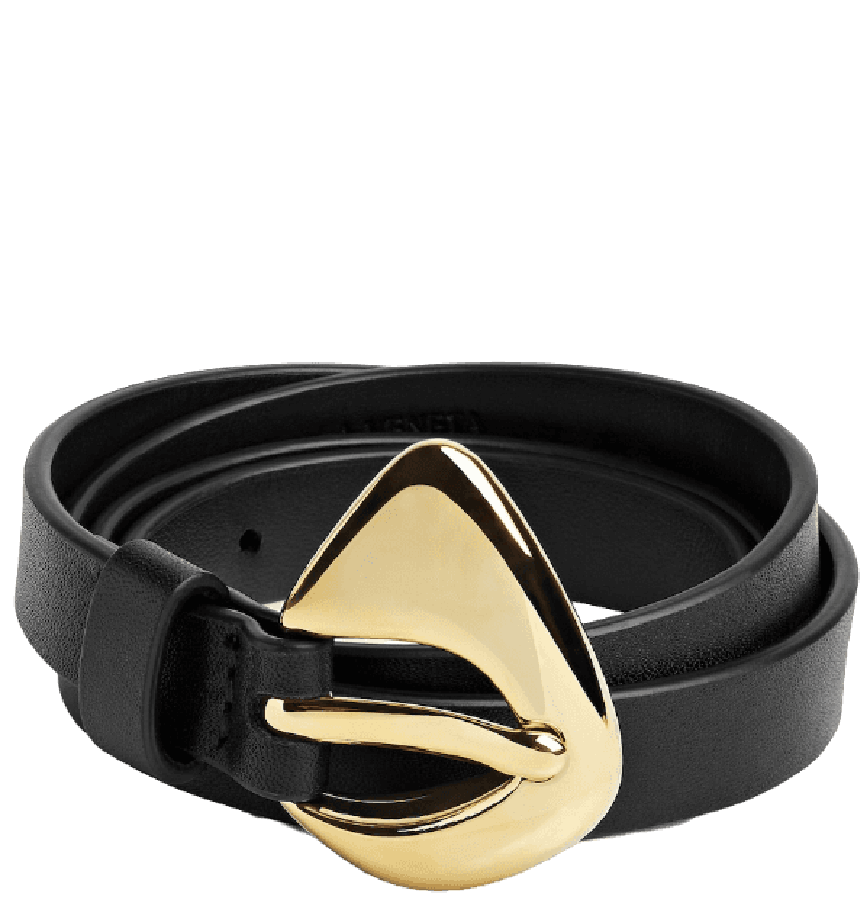  Thắt Lưng Nữ Bottega Veneta Fin Belt 'Black' 