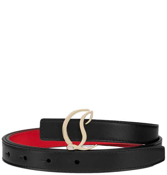  Thắt Lưng Nữ Christian Louboutin CL Logo 'Black' 