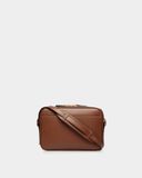  Túi Bally Beckett Crossbody Bag In Leather 'Brown' 