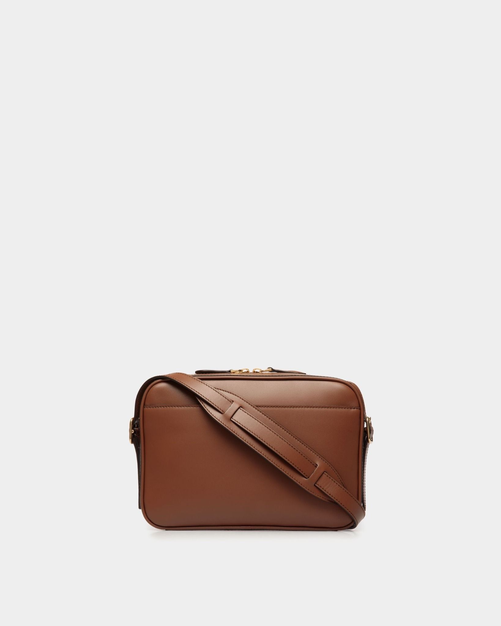  Túi Bally Beckett Crossbody Bag In Leather 'Brown' 