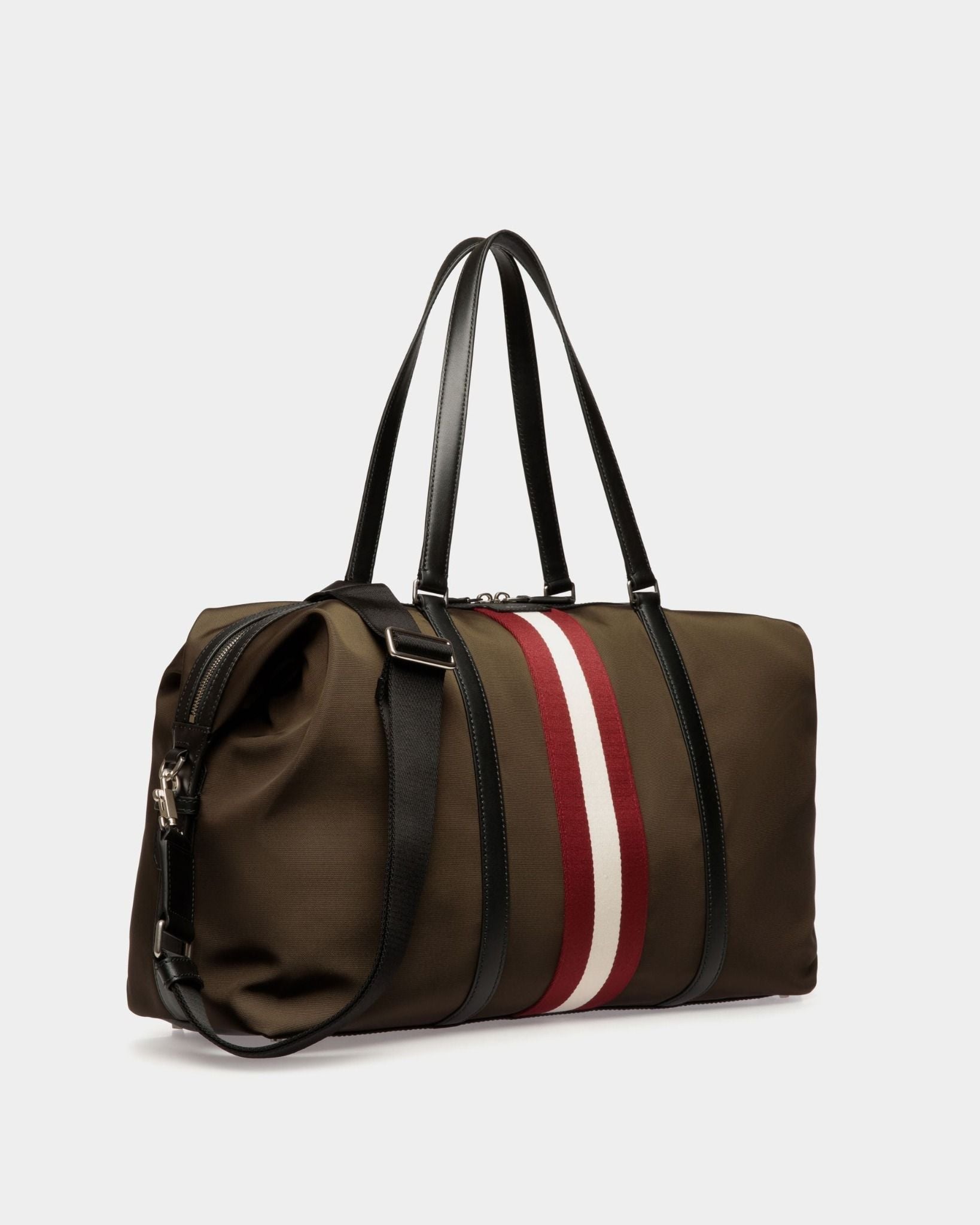  Túi Bally Code Weekender In Nylon 'Military Green' 