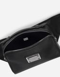  Túi Dolce & Gabbana Grainy Belt Bag 'Black' 