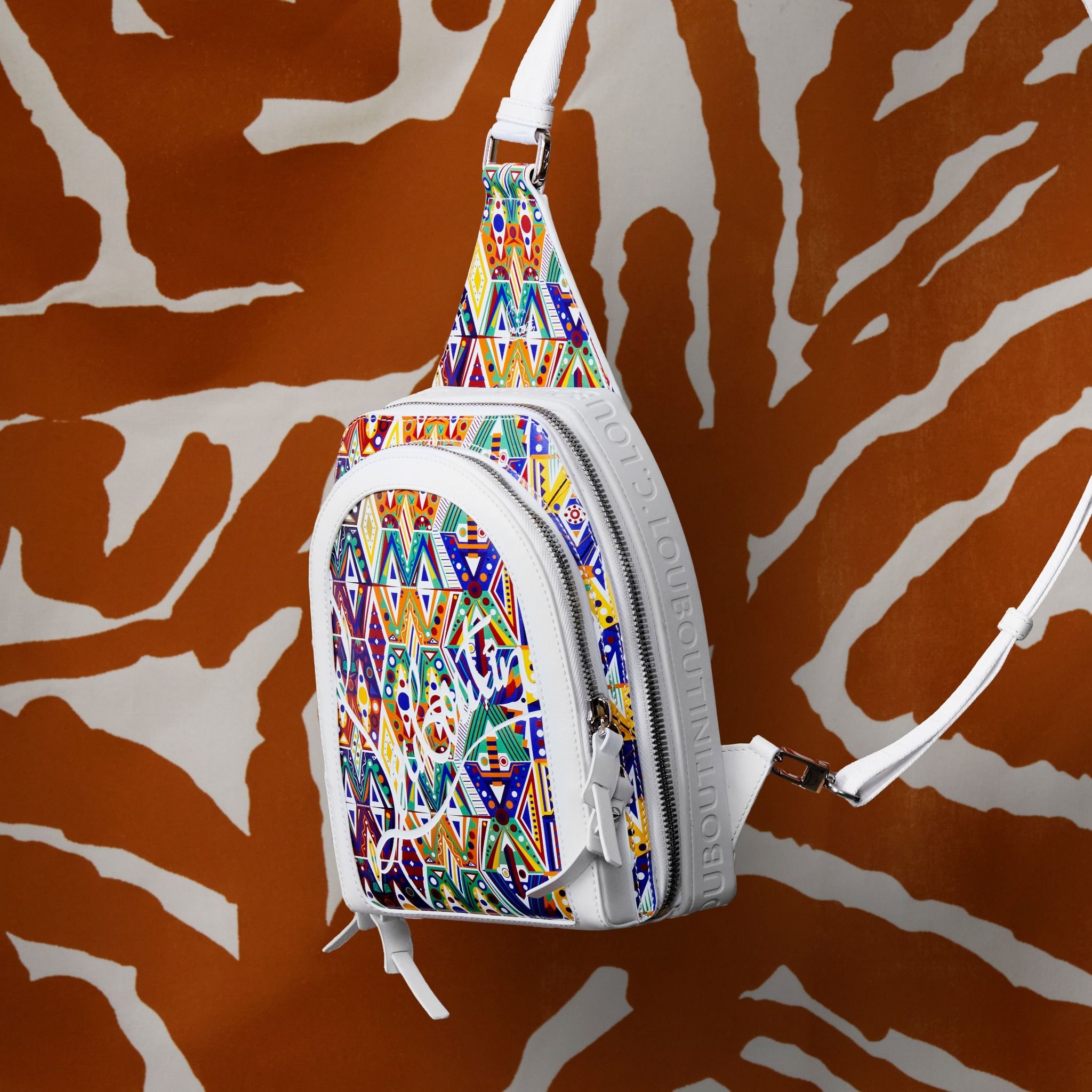  Túi Nam Christian Louboutin Loubifunk 'Bianco' 