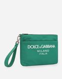  Túi Nam Dolce & Gabbana Nylon Pouch 'Green' 