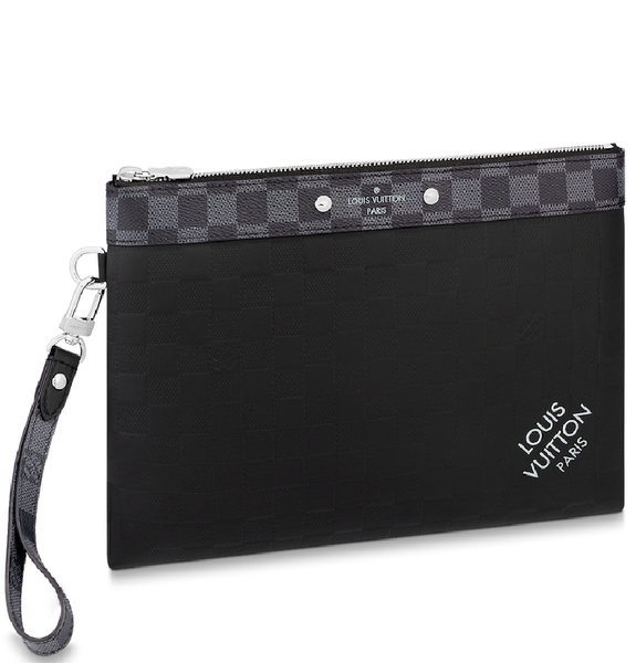  Túi Nam Louis Vuitton To Go Pochette 'Black Graphite' 