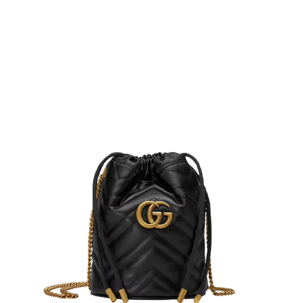  Túi Nữ Gucci Marmont Mini Bucket Bag 'Black' ‎ 