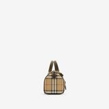  Túi Nữ Burberry Mini Check Bowling Bag 'Military' 