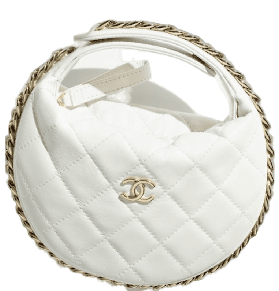  Túi Nữ Chanel Pouch Lambskin 'White' 