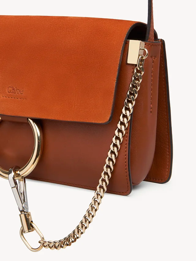  Túi Nữ Chloe Faye Suede Calfskin 'Brown' 