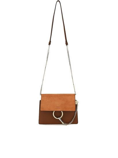 Túi Nữ Chloe Faye Two-Tone Bag In 'Brown' CHC20SS202H2O236 – LUXITY