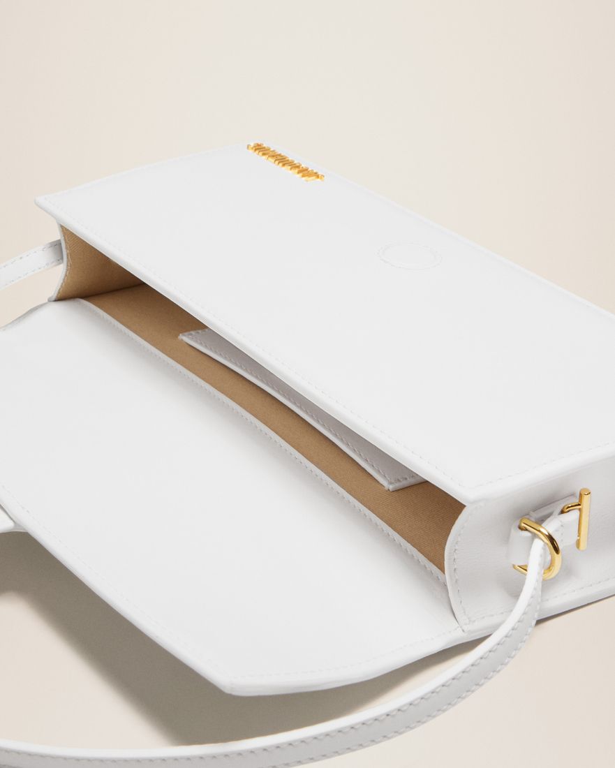  Túi Nữ Jacquemus Le Bambino Long 'White' 