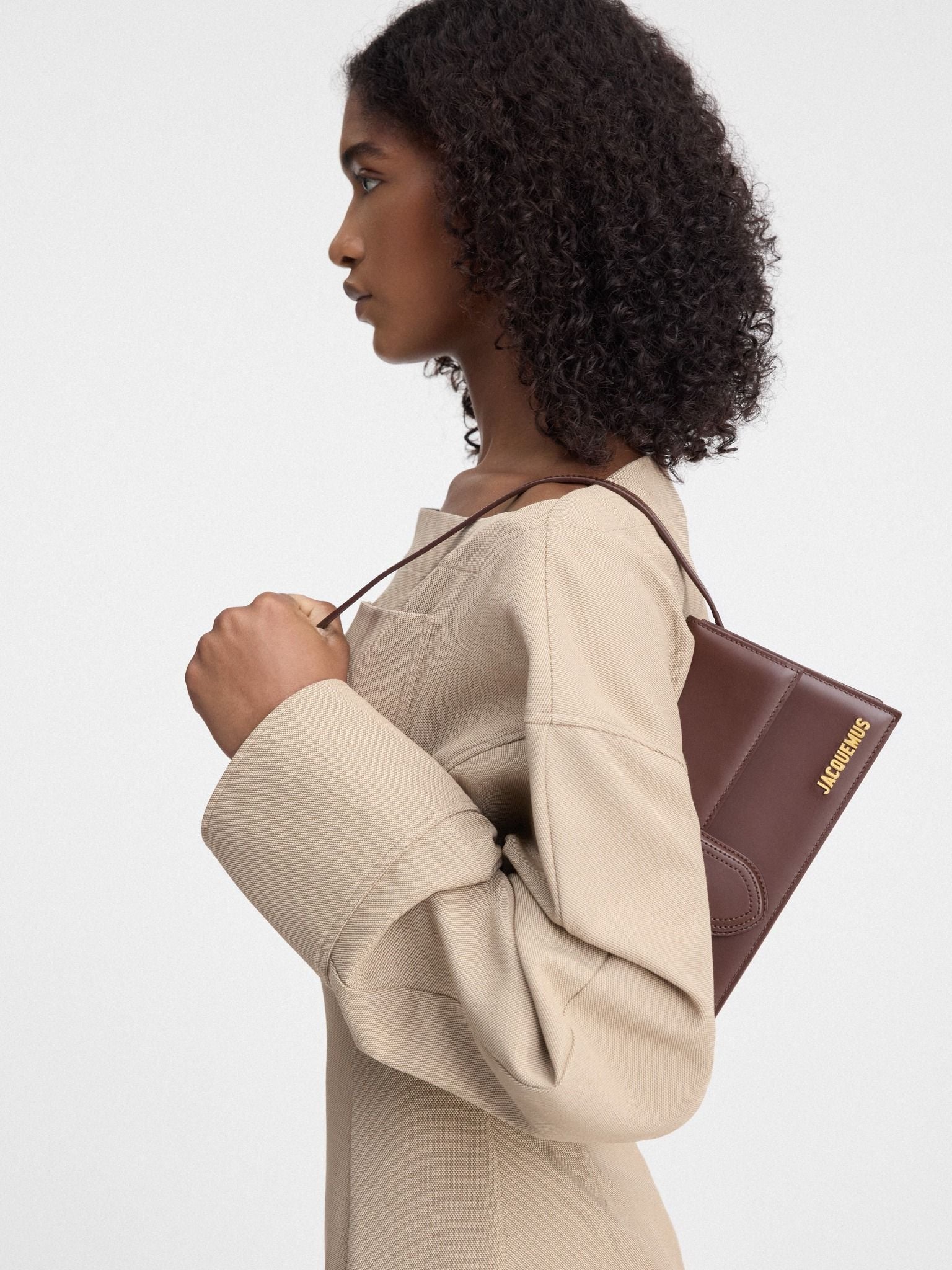  Túi Nữ Jacquemus The Long Bambino 'Brown' 