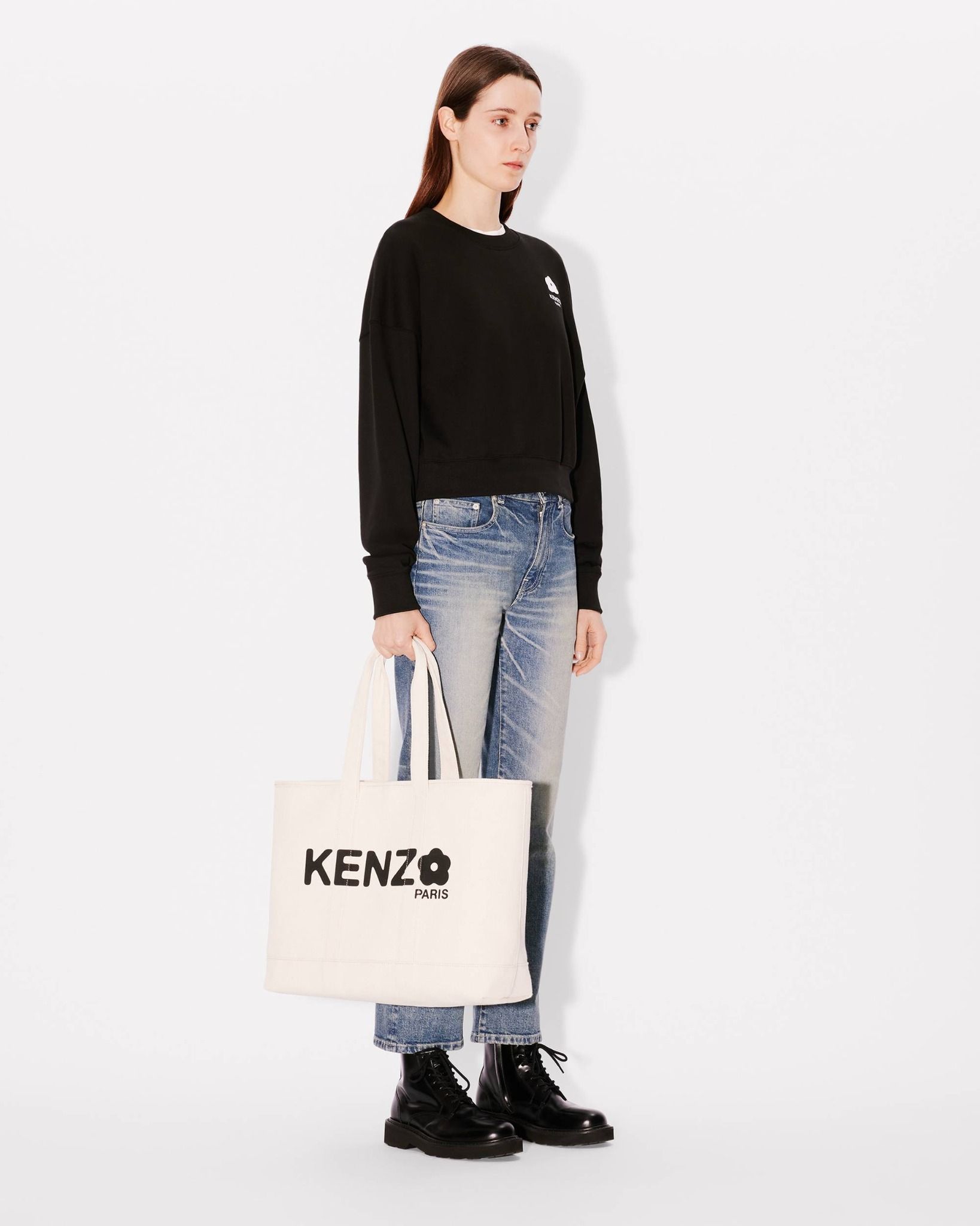  Túi Nữ Kenzo Utility Large Tote Bag 'Ecru' 