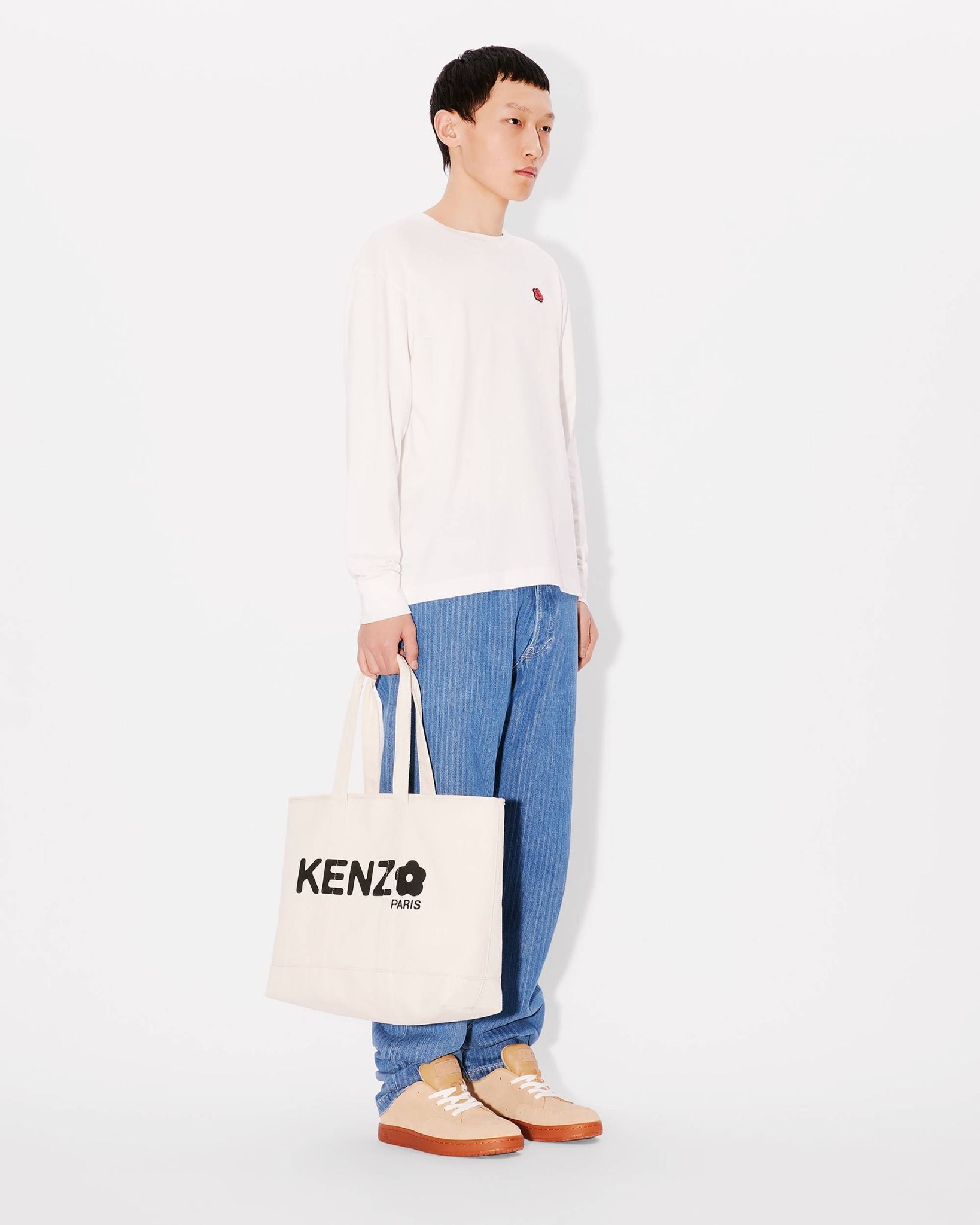  Túi Nữ Kenzo Utility Large Tote Bag 'Ecru' 