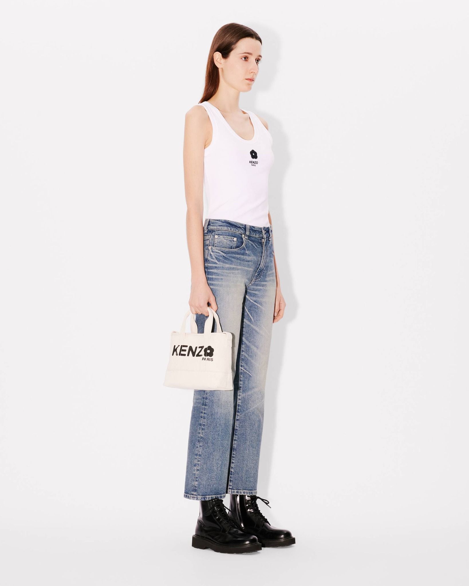  Túi Nữ Kenzo Utility Small Tote Bag 'Ecru' 