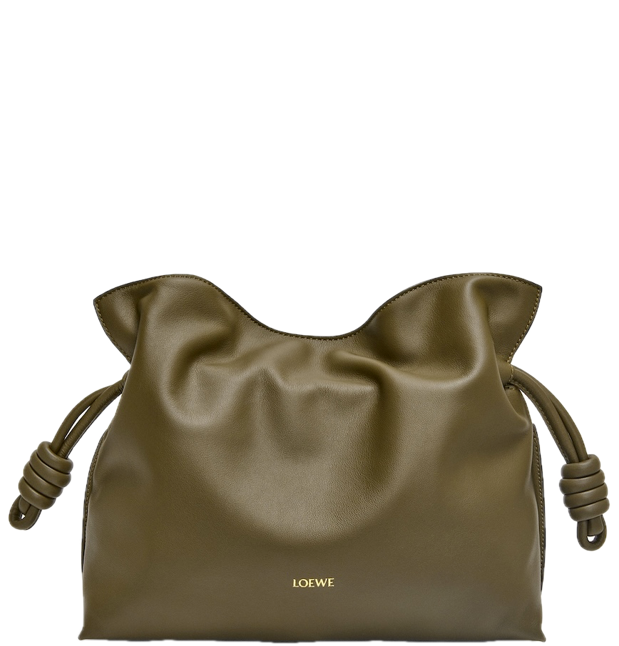  Túi Nữ Loewe Medium Flamenco Clutch 'Khaki Green' 