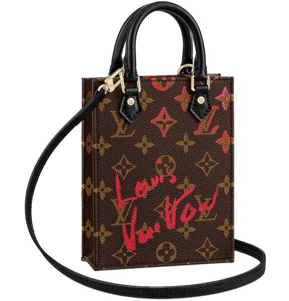  Túi Nữ Louis Vuitton Petit Sac Plat 'Monogram Canvas' 