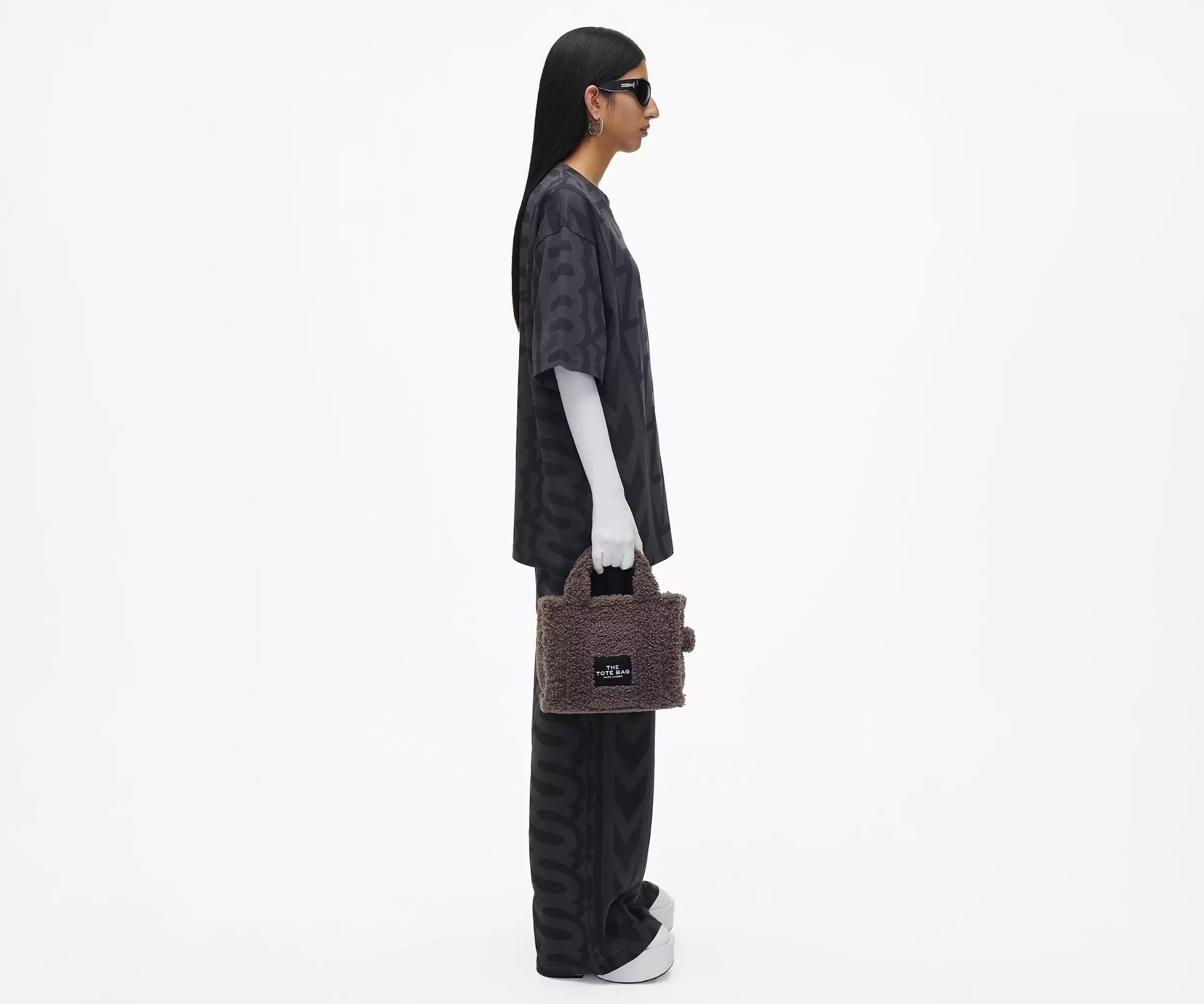  Túi Nữ Marc Jacobs Teddy Small Tote Bag 'Grey' 