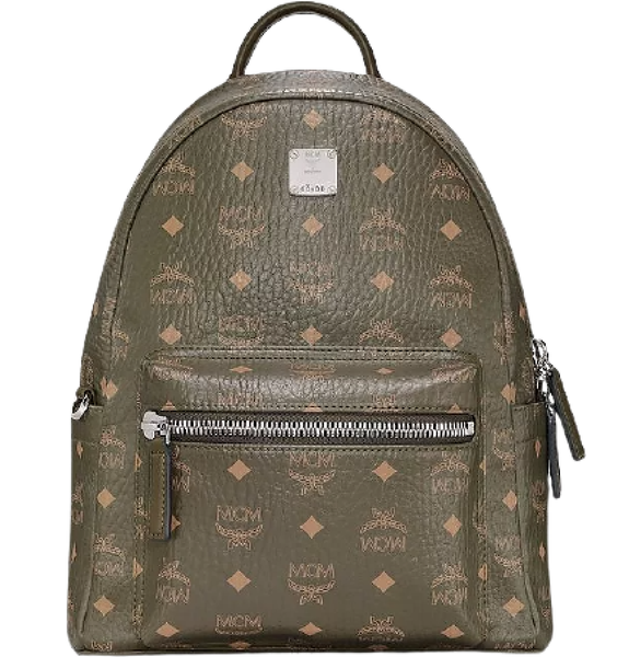  Balo Nữ MCM Stark Side Studs Backpack Visetos 'Brown' 