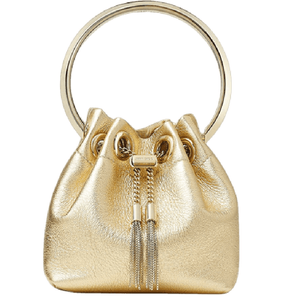  Túi Nữ Jimmy Choo Micro Bon Bon 'Gold' 