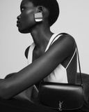  Túi Nữ Saint Laurent Mini Voltaire 'Black' 