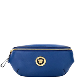  Túi Versace Grainy Calf Leather 'Blue' 