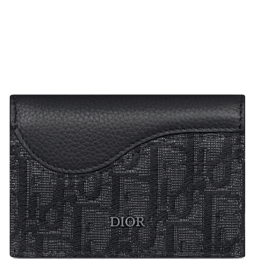  Ví Dior Saddle Business Card Holder 'Black' 
