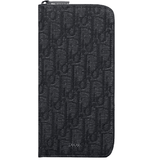  Ví Dior Vertical Long Zipped Wallet 'Black' 