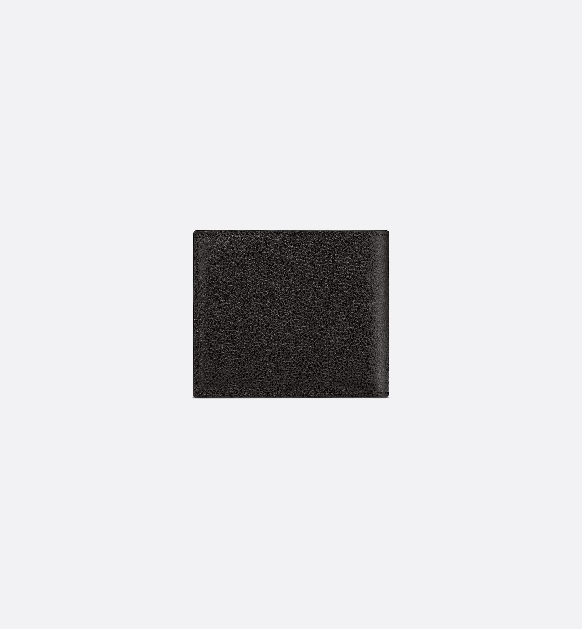  Ví Nam Dior CD Icon Bifold Wallet 'Black' 