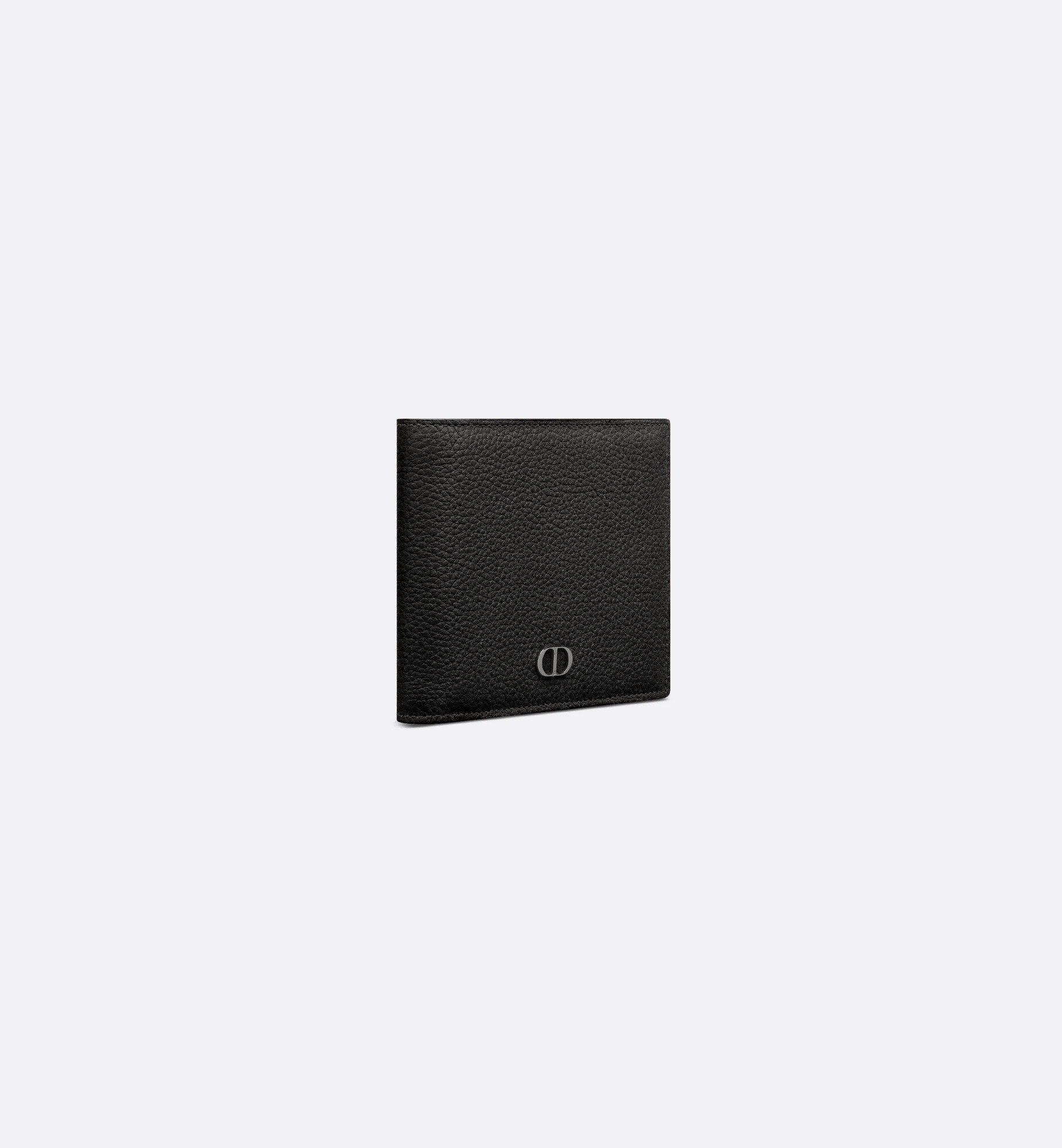  Ví Nam Dior CD Icon Bifold Wallet 'Black' 