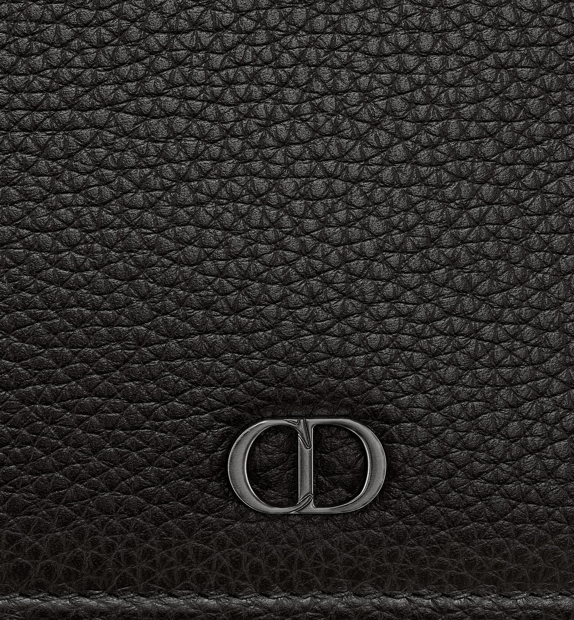  Ví Nam Dior CD Icon Bifold Wallet 'Black' 