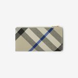  Ví Nữ Burberry Large Check Bifold Wallet 'Lichen' 