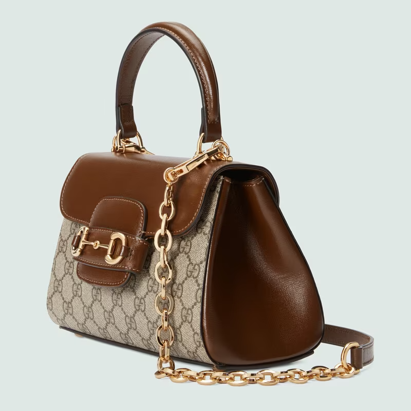  Túi Nữ Gucci Horsebit 1955 Mini Bag 'Light-Brown' 