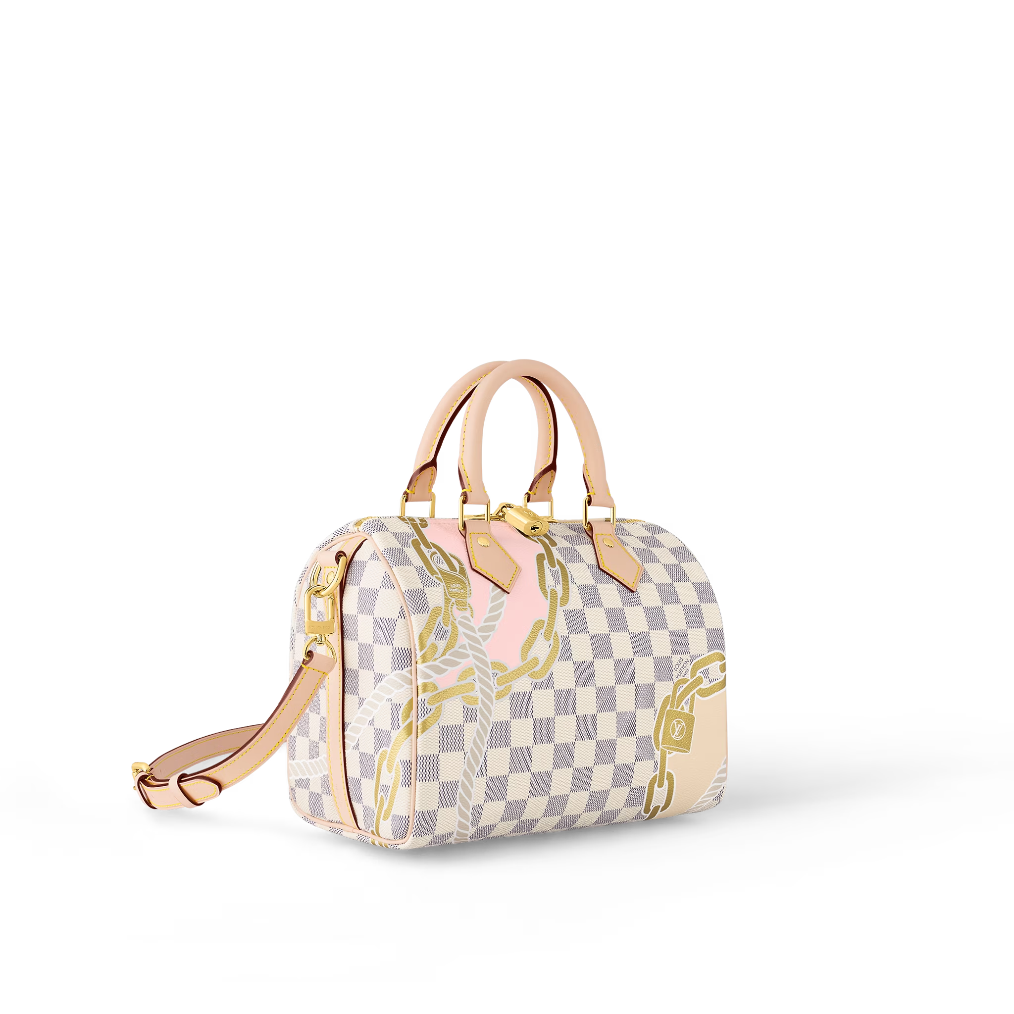 Louis Vuitton Speedy 25 bandouliere caramel monogram empreinte #31 Louis Vuitton Speedy 25 bandouliere caramel monogram empreinte