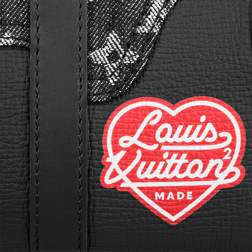  Túi Nam Louis Vuitton Keepall XS 'Black Monogram Denim' 