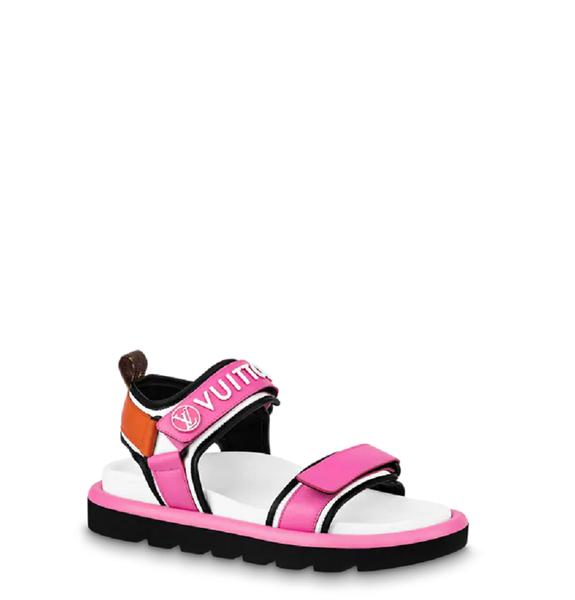  Dép Nữ Louis Vuitton Pool Pillow Comfort Sandals Rose Pop Pink 