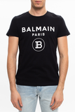  Áo Nam Balmain With B Logo Print 'Black' 