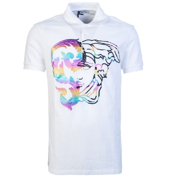  Áo Nam Versace Polo Shirts 'White' 